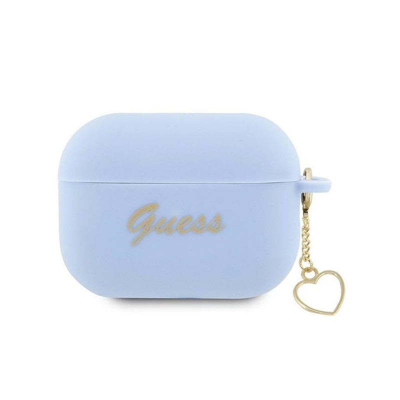 Bezvadu austiņu apvalks Apple Charms Heart Collection Zila