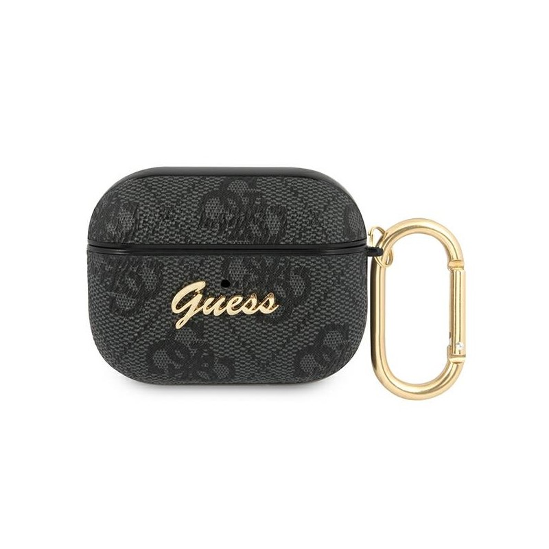 Guess GUAP4GSMK AirPods Pro cover szary/grey 4G Script Metal Collection