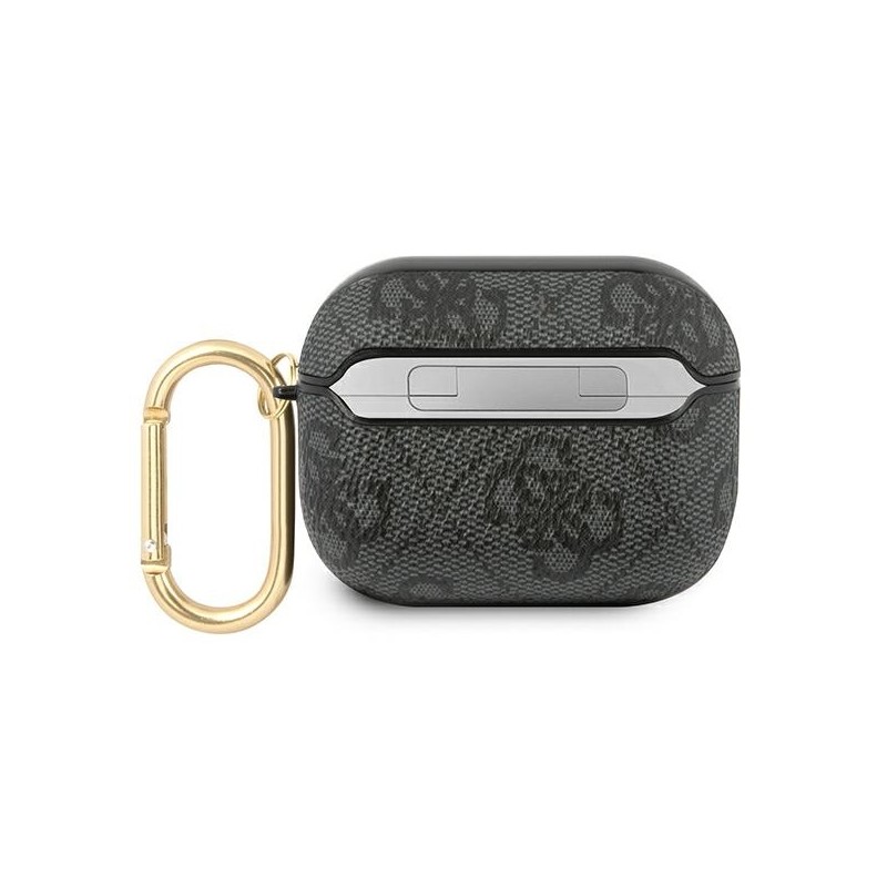 Guess GUAP4GSMK AirPods Pro cover szary/grey 4G Script Metal Collection