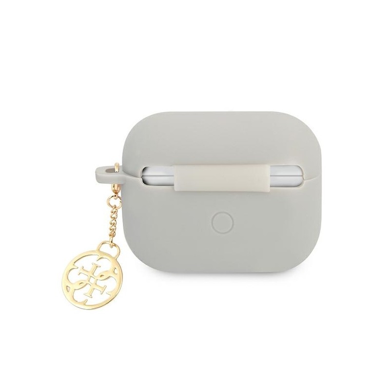 Guess GUAPLSC4EG AirPods Pro cover szary/grey Silicone Charm 4G Collection