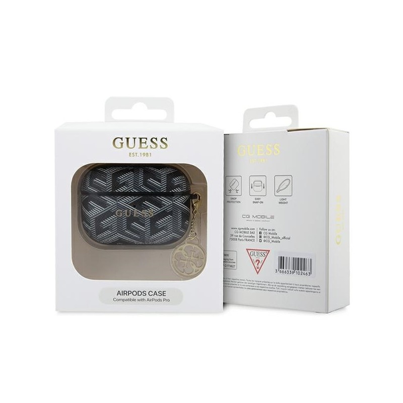 Guess GUAPPGCE4CK AirPods Pro cover czarny/black GCube Charm