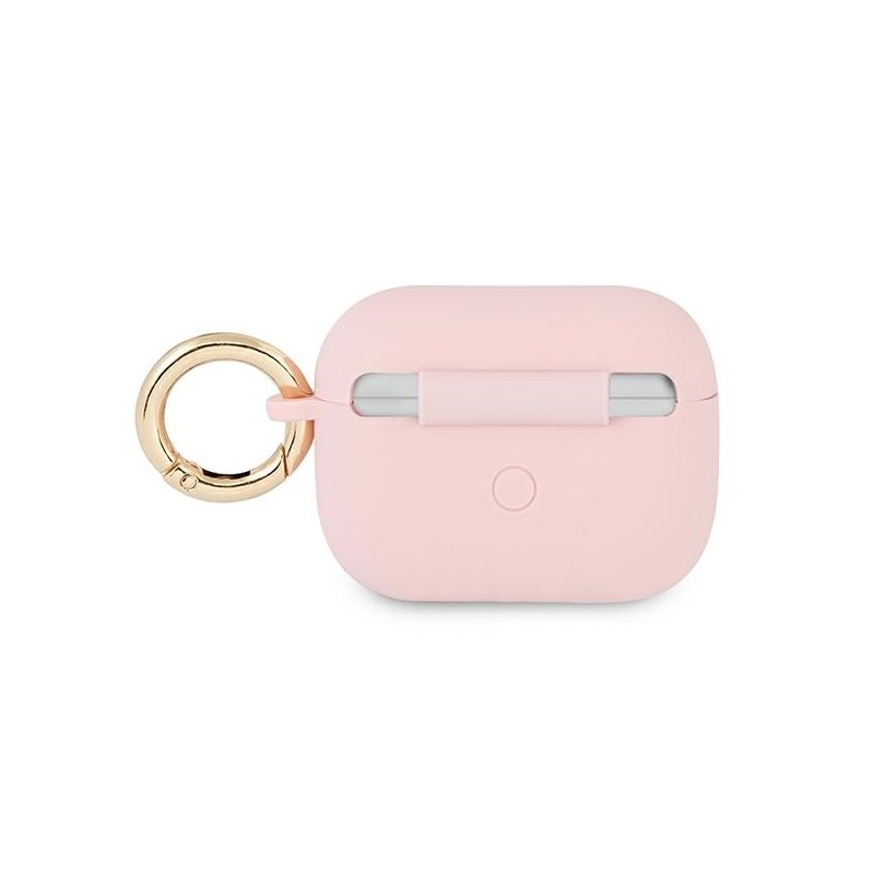 Bezvadu austiņu apvalks Apple Silicone case Pink