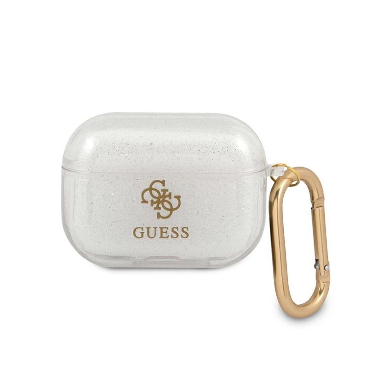 Bezvadu austiņu apvalks Apple Glitter Collection GUAPUCG4GT Caurspīdīga, Ar Dizainu