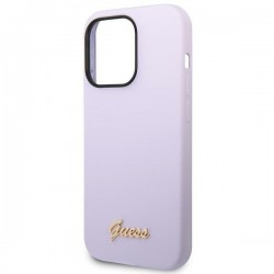 Viedtālruņa aizmugurējais vāciņš Apple iPhone 14 Pro 4G Metal Logo Violet