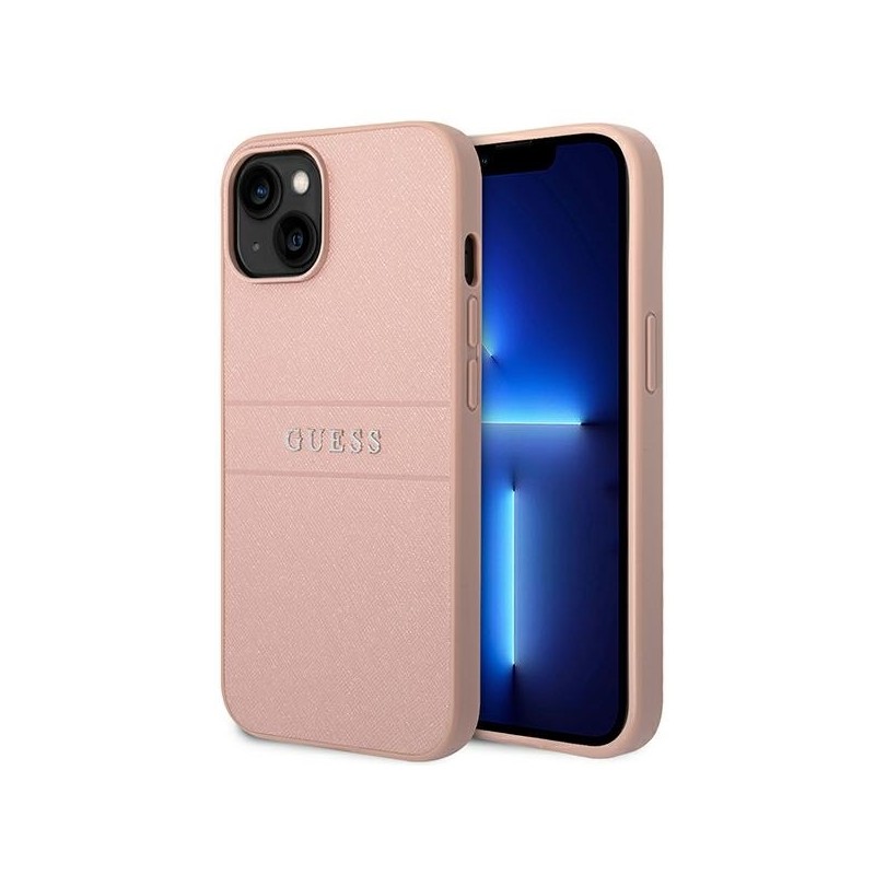 Nutitelefoni tagakaas Õun iPhone 14 Plus Saffiano kollektsioon Roosa