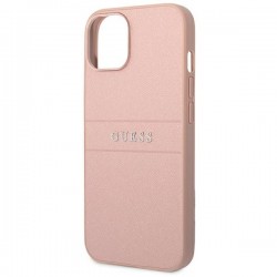 Viedtālruņa aizmugurējais vāciņš Apple iPhone 14 Plus Saffiano collection Rozā