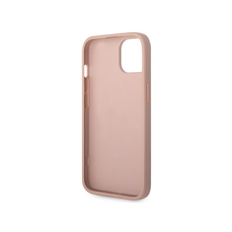Viedtālruņa aizmugurējais vāciņš Apple iPhone 14 Plus Saffiano collection Rozā