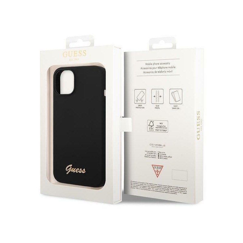 Nutitelefoni tagakaas Õun iPhone 14 Plus Vedel silikoon Läbipaistev, Disaini järgi