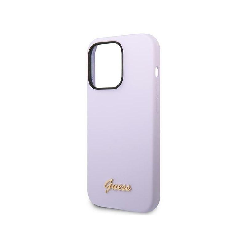 Viedtālruņa aizmugurējais vāciņš Apple iPhone 14 Pro Max 4G Metal Logo Violet