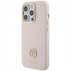 Apple iPhone 15 Pro Hard Case Guess Pink