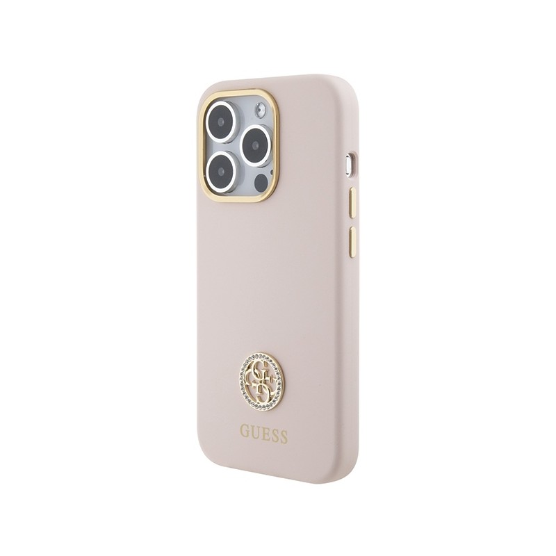 Apple iPhone 15 Pro Hard Case Guess Pink