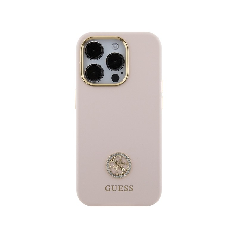 Apple iPhone 15 Pro Hard Case Guess Pink