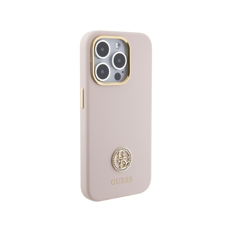 Apple iPhone 15 Pro Hard Case Guess Pink