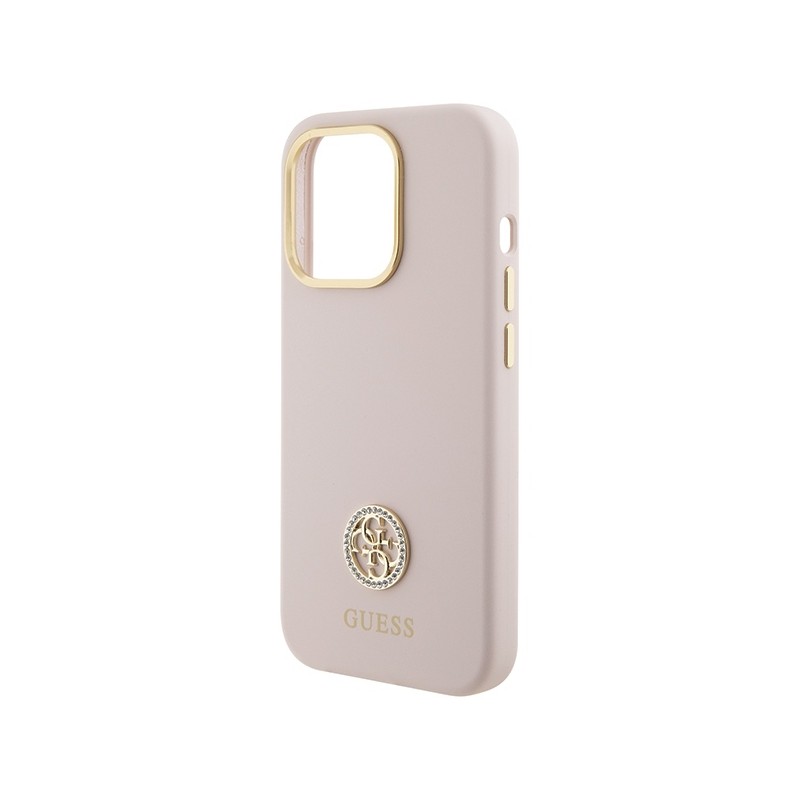 Apple iPhone 15 Pro Hard Case Guess Pink