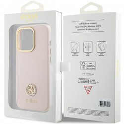 Apple iPhone 15 Pro Hard Case Guess Pink