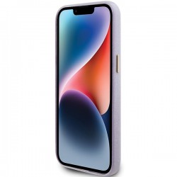 Nutitelefoni tagakaas Õun iPhone 15 Pro Läikiv skript Must, Sinine, Violetne