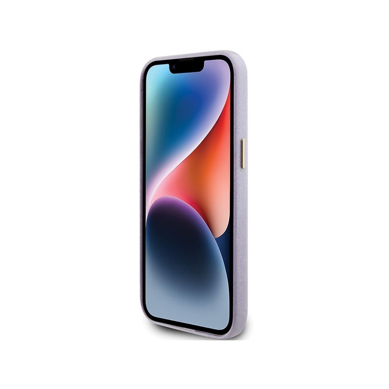 Viedtālruņa aizmugurējais vāciņš Apple iPhone 15 Pro Glossy Script Melna, Zila, Violeta