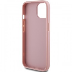 Guess GUHCP15SHG4SGP iPhone 15 / 14 / 13 6.1" różowy/pink hardcase Glitter Script Big 4G