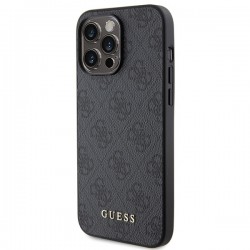 Nutitelefoni tagakaas Õun iPhone 15 Pro Max 4G metallist logo Must