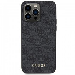 Nutitelefoni tagakaas Õun iPhone 15 Pro Max 4G metallist logo Must
