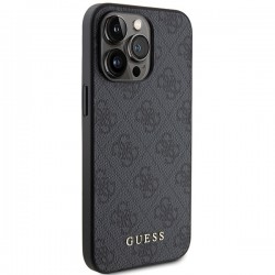 Nutitelefoni tagakaas Õun iPhone 15 Pro Max 4G metallist logo Must