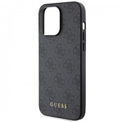 Nutitelefoni tagakaas Õun iPhone 15 Pro Max 4G metallist logo Must