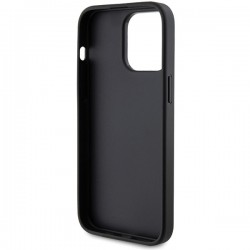 Nutitelefoni tagakaas Õun iPhone 15 Pro Max 4G metallist logo Must