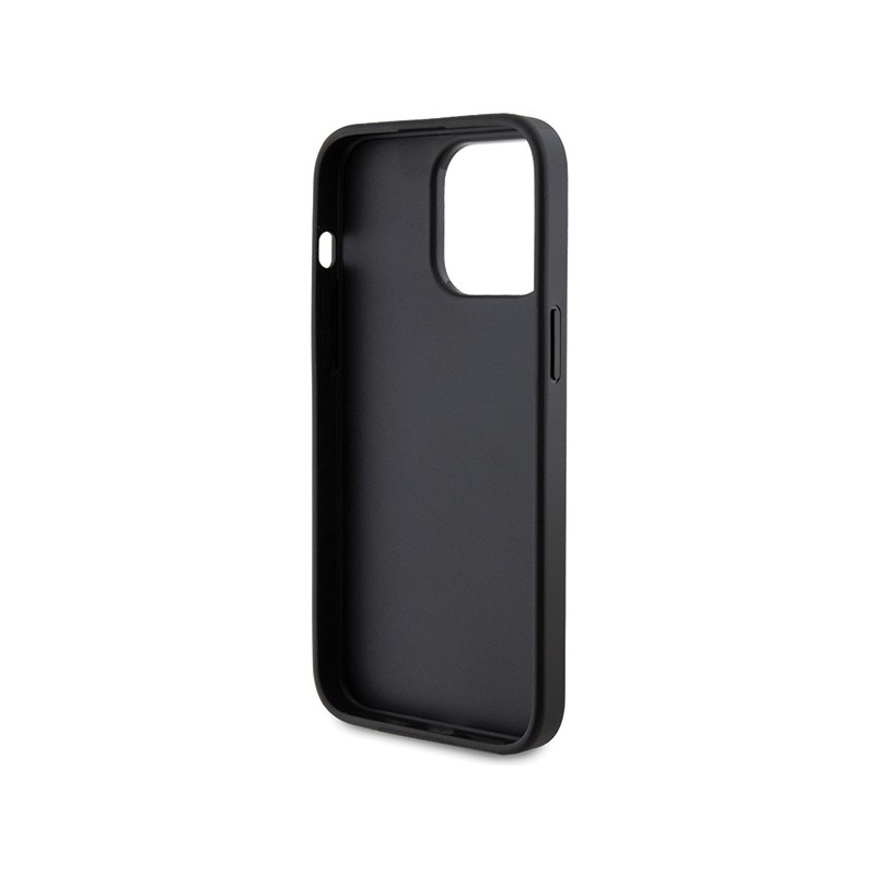 Nutitelefoni tagakaas Õun iPhone 15 Pro Max 4G metallist logo Must