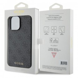 Nutitelefoni tagakaas Õun iPhone 15 Pro Max 4G metallist logo Must