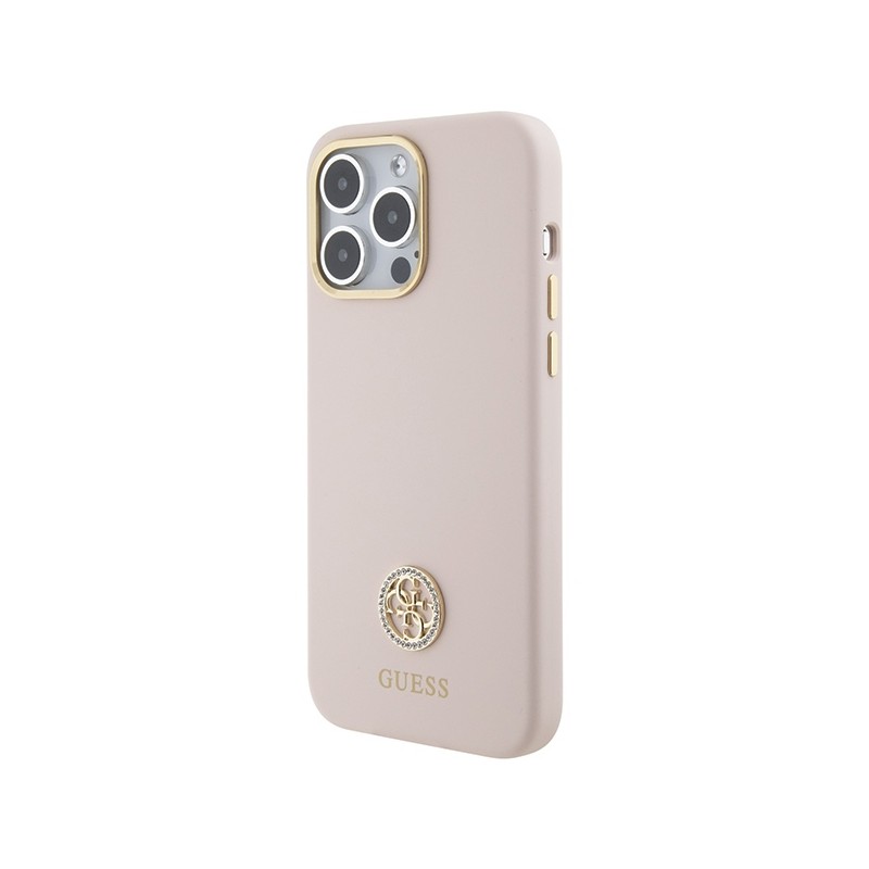 Apple iPhone 15 Pro Max Hard Case Guess Pink
