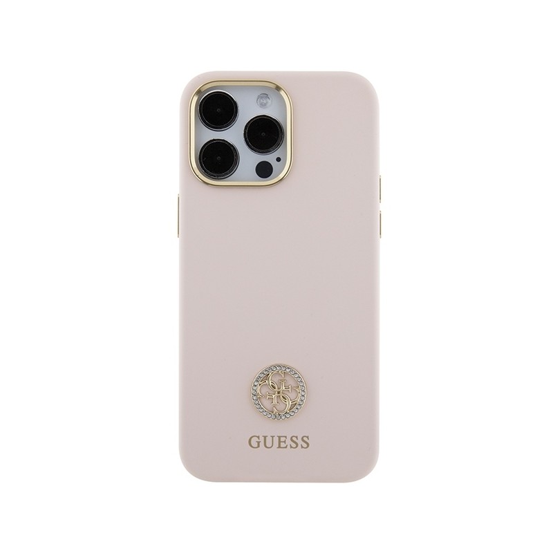 Apple iPhone 15 Pro Max Hard Case Guess Pink