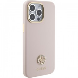 Apple iPhone 15 Pro Max Hard Case Guess Pink