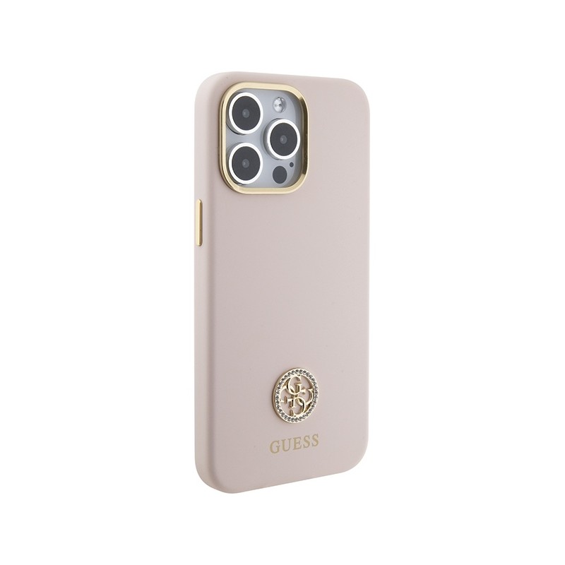 Apple iPhone 15 Pro Max Hard Case Guess Pink