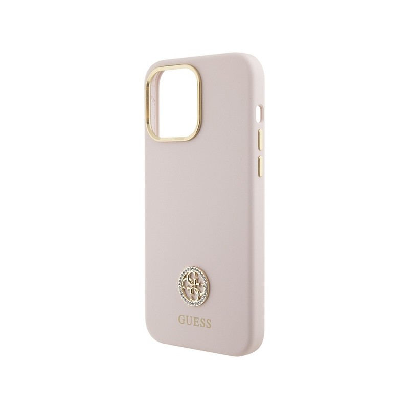 Apple iPhone 15 Pro Max Hard Case Guess Pink
