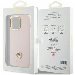 Apple iPhone 15 Pro Max Hard Case Guess Pink
