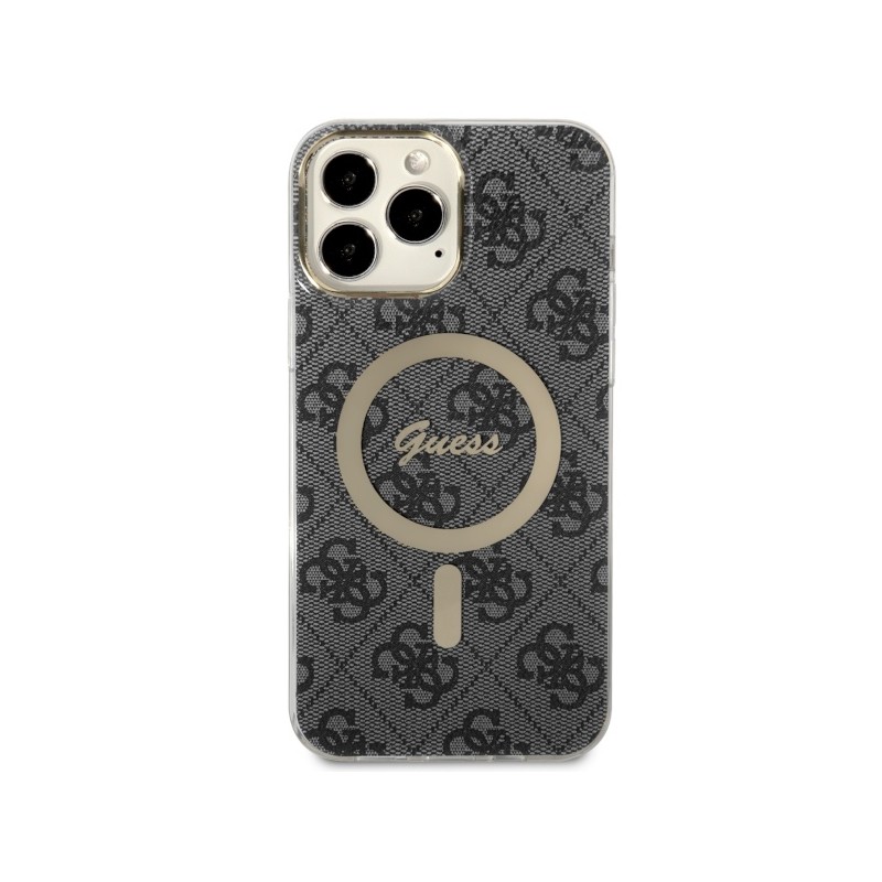 Guess GUHMP13XH4STK iPhone 13 Pro Max 6.7" czarny/black hardcase 4G MagSafe