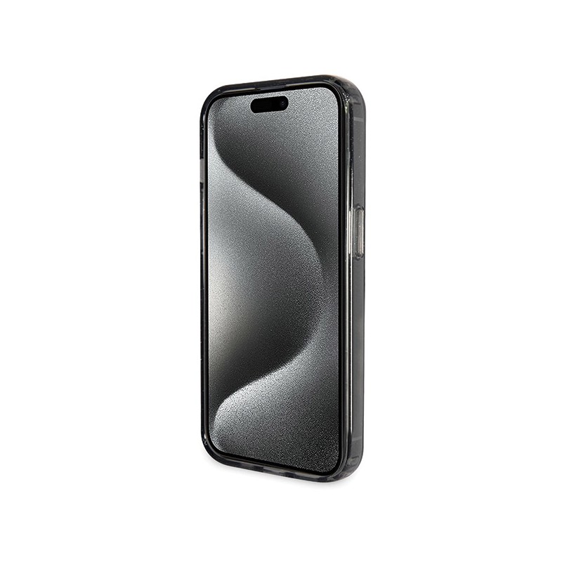 Nutitelefoni tagakaas Õun iPhone 14 Pro Rõngasalus Must