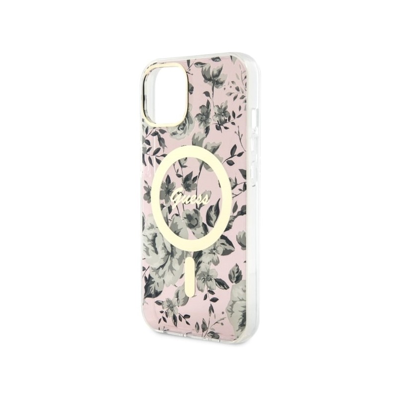 Viedtālruņa aizmugurējais vāciņš Apple iPhone 14 GUHMP14SHCFWSP Pink, With Design