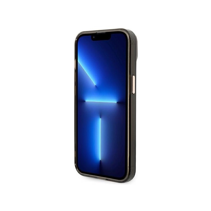 Viedtālruņa aizmugurējais vāciņš Apple Iphone 15 Translucent Melna