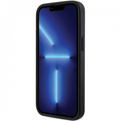 Viedtālruņa aizmugurējais vāciņš Apple Iphone 15 Gcube stripes Mag Melna