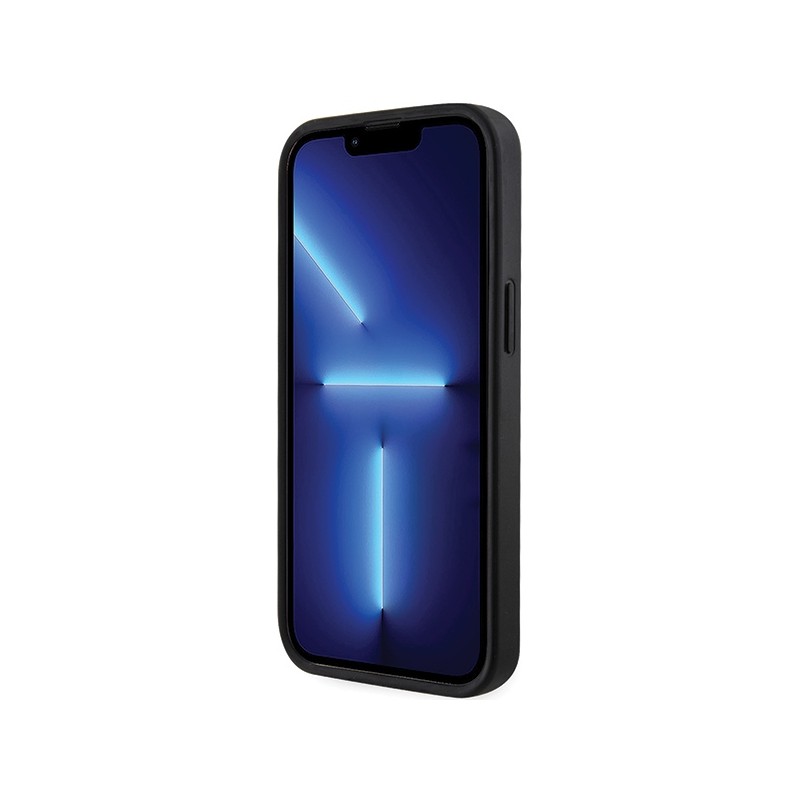 Viedtālruņa aizmugurējais vāciņš Apple Iphone 15 Gcube stripes Mag Black