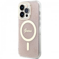 Apple iPhone 15 Pro Max Hardcase IML Guess Pink
