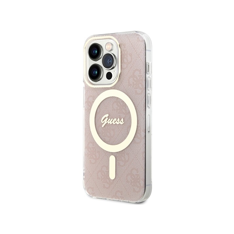 Apple iPhone 15 Pro Max Hardcase IML Guess Pink