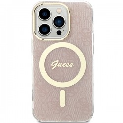 Apple iPhone 15 Pro Max Hardcase IML Guess Pink