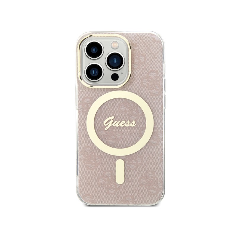 Apple iPhone 15 Pro Max Hardcase IML Guess Pink