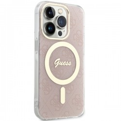 Apple iPhone 15 Pro Max Hardcase IML Guess Pink
