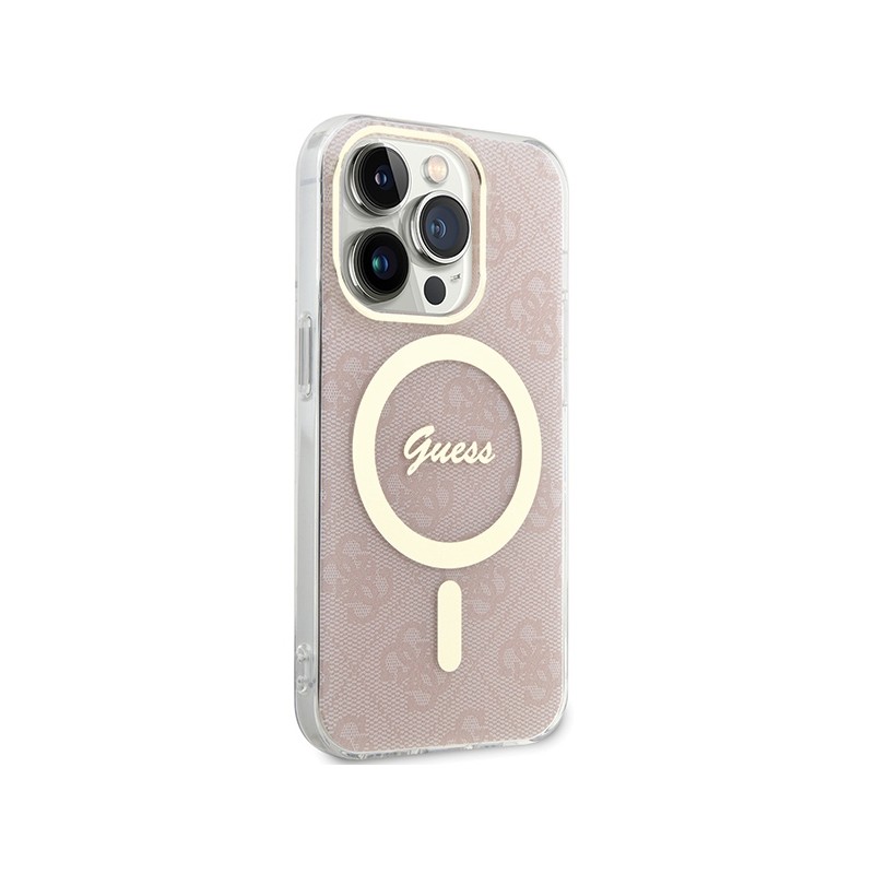 Apple iPhone 15 Pro Max Hardcase IML Guess Pink
