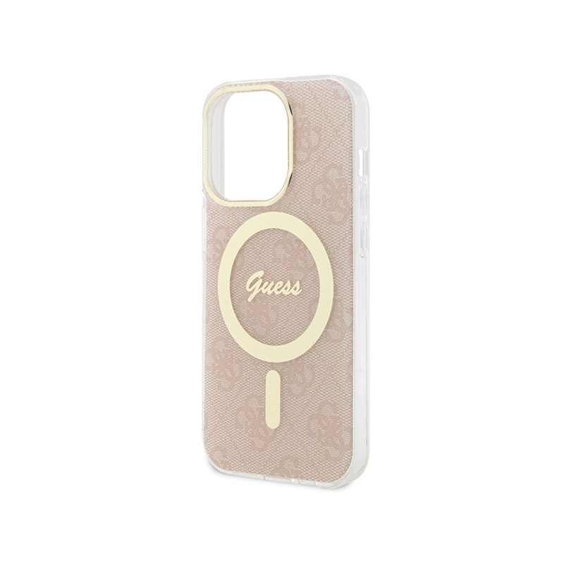 Apple iPhone 15 Pro Max Hardcase IML Guess Pink