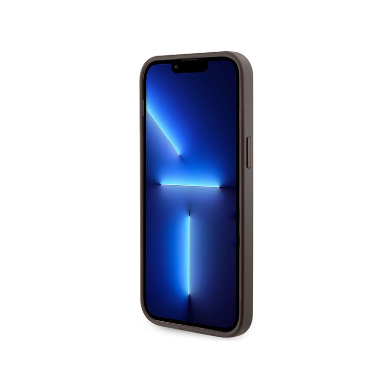 Nutitelefoni tagakaas Õun iPhone 15 Pro Max Triibukollektsioon MagSafe Pruun