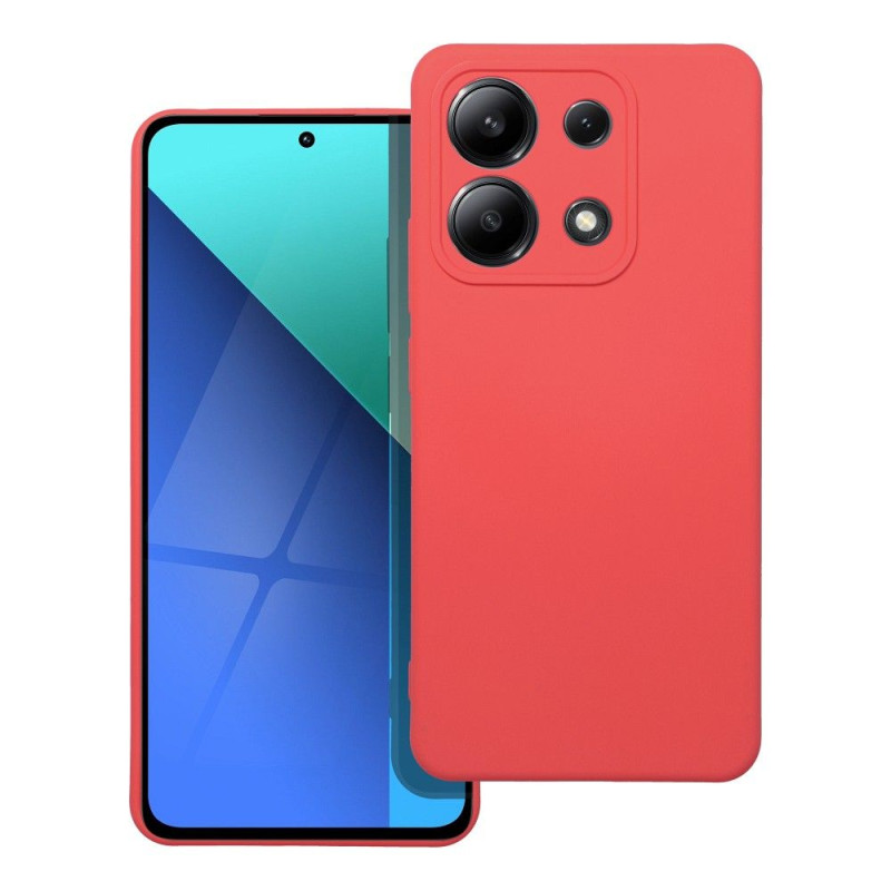 Viedtālruņa aizmugurējais vāciņš Xiaomi Redmi Note 13 Silicone case Persiks